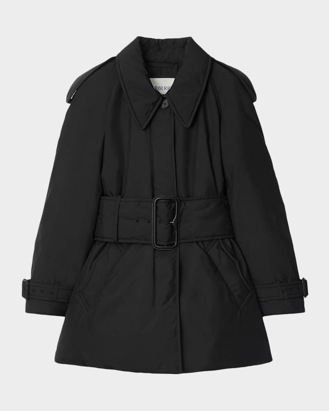 Berryhill Belted Padded Trench Coat